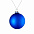 Елочный шар Finery Matt, 8 см, матовый синий с логотипом в Белгороде заказать по выгодной цене в кибермаркете AvroraStore
