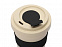 Стакан с пшеничным волокном с силиконовой манжетой и клапаном на крышке, черный с логотипом в Белгороде заказать по выгодной цене в кибермаркете AvroraStore