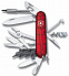Офицерский нож CyberTool L, прозрачный красный с логотипом в Белгороде заказать по выгодной цене в кибермаркете AvroraStore