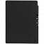 Ежедневник Flexpen Black, недатированный, черный с синим с логотипом в Белгороде заказать по выгодной цене в кибермаркете AvroraStore