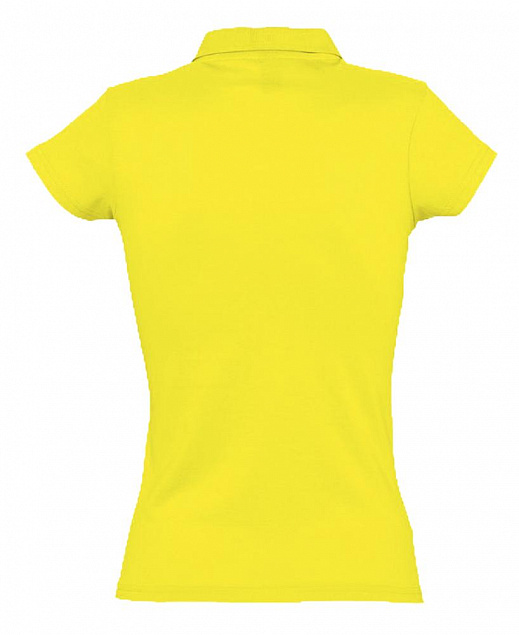 Рубашка поло женская Prescott Women 170, желтая (лимонная) с логотипом в Белгороде заказать по выгодной цене в кибермаркете AvroraStore