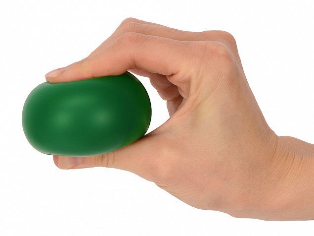 Мячик-антистресс Малевич, зеленый с логотипом в Белгороде заказать по выгодной цене в кибермаркете AvroraStore