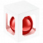 Елочный шар Finery Gloss, 10 см, глянцевый красный с логотипом в Белгороде заказать по выгодной цене в кибермаркете AvroraStore