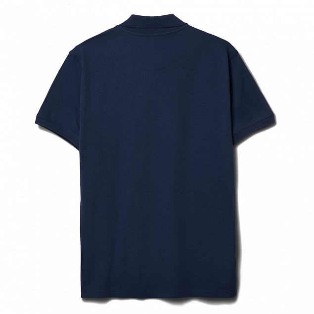 Рубашка поло мужская Virma Stretch, темно-синяя с логотипом в Белгороде заказать по выгодной цене в кибермаркете AvroraStore