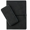 Внешний аккумулятор, In Velour, 10000 mah, черный,  подарочная упаковка с блистером с логотипом в Белгороде заказать по выгодной цене в кибермаркете AvroraStore