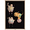Набор из 3 авторских елочных игрушек Circus Collection: фокусник, силач и лев с логотипом в Белгороде заказать по выгодной цене в кибермаркете AvroraStore