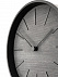 Часы настенные Plato, черное дерево с логотипом в Белгороде заказать по выгодной цене в кибермаркете AvroraStore