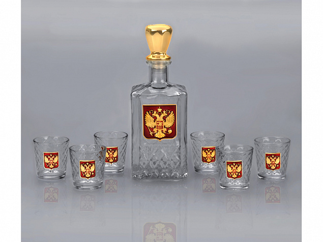 Набор для водки "Отчизна" с логотипом в Белгороде заказать по выгодной цене в кибермаркете AvroraStore
