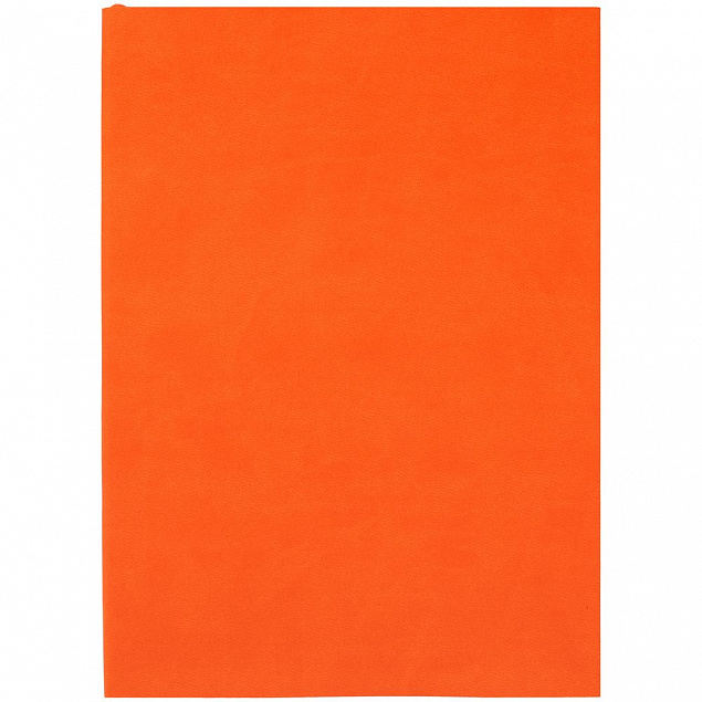 Ежедневник Flat, недатированный, оранжевый с логотипом в Белгороде заказать по выгодной цене в кибермаркете AvroraStore
