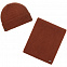 Шарф Bernard, коричневый (терракота) с логотипом в Белгороде заказать по выгодной цене в кибермаркете AvroraStore