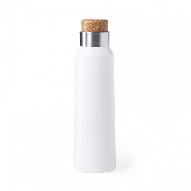 Бутылка для воды ANUKIN, белая, 770 мл, нержавеющая сталь с логотипом в Белгороде заказать по выгодной цене в кибермаркете AvroraStore