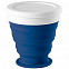Складной стакан Astrada, синий с логотипом в Белгороде заказать по выгодной цене в кибермаркете AvroraStore
