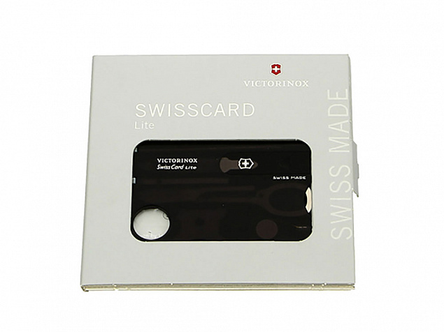 Швейцарская карточка «SwissCard Lite», 13 функций с логотипом в Белгороде заказать по выгодной цене в кибермаркете AvroraStore