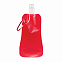 Складная бутылка для воды, 400 мл, красный с логотипом в Белгороде заказать по выгодной цене в кибермаркете AvroraStore