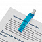 Ручка шариковая Bento, белая с голубым с логотипом в Белгороде заказать по выгодной цене в кибермаркете AvroraStore