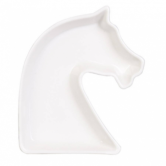 Тарелка из серии «Ход конем» с логотипом в Белгороде заказать по выгодной цене в кибермаркете AvroraStore