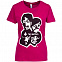 Футболка женская «Меламед. The Beatles», ярко-розовая (фуксия) с логотипом в Белгороде заказать по выгодной цене в кибермаркете AvroraStore
