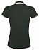 Рубашка поло женская PASADENA WOMEN 200 с контрастной отделкой, зеленая с белым с логотипом в Белгороде заказать по выгодной цене в кибермаркете AvroraStore