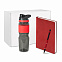 Подарочный набор Portobello красный в малой универсальной подарочной коробке (Спортбутылка, Ежедневник недат А5, Ручка) с логотипом в Белгороде заказать по выгодной цене в кибермаркете AvroraStore