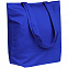 Сумка для покупок на молнии Shopaholic Zip, синяя с логотипом в Белгороде заказать по выгодной цене в кибермаркете AvroraStore