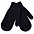 Варежки сенсорные "In touch",  черный, М, акрил 100%.  шеврон с логотипом в Белгороде заказать по выгодной цене в кибермаркете AvroraStore