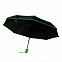Противоштормовой автоматический зонт Line, зеленый с логотипом в Белгороде заказать по выгодной цене в кибермаркете AvroraStore