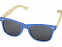 Sun Ray очки с бамбуковой оправой, process blue с логотипом в Белгороде заказать по выгодной цене в кибермаркете AvroraStore
