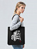 Холщовая сумка «Арт-рокстар. Kiss Me», черная с логотипом в Белгороде заказать по выгодной цене в кибермаркете AvroraStore