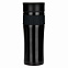 Термокружка вакуумная Polo 500 ml,  черная (черная манжета) с логотипом в Белгороде заказать по выгодной цене в кибермаркете AvroraStore