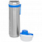 Бутылка для воды Active Hydration 600, синяя с логотипом в Белгороде заказать по выгодной цене в кибермаркете AvroraStore