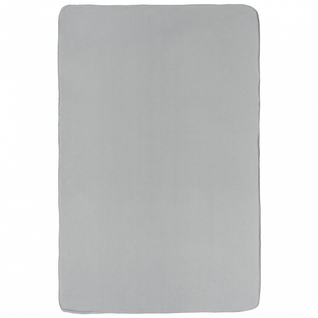 Флисовый плед Warm&Peace XL, серый с логотипом в Белгороде заказать по выгодной цене в кибермаркете AvroraStore