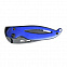 Складной нож THIAM , сталь, синий с логотипом в Белгороде заказать по выгодной цене в кибермаркете AvroraStore