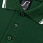 Рубашка поло мужская с контрастной отделкой PRACTICE 270, зеленый/белый с логотипом в Белгороде заказать по выгодной цене в кибермаркете AvroraStore