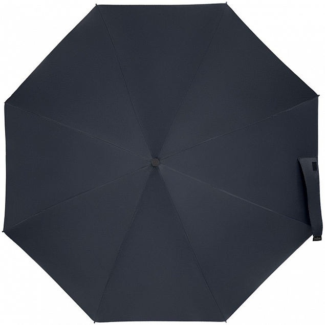 Складной зонт doubleDub, темно-синий с логотипом в Белгороде заказать по выгодной цене в кибермаркете AvroraStore