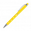 Шариковая ручка Crystal, желтая с логотипом в Белгороде заказать по выгодной цене в кибермаркете AvroraStore