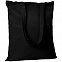Холщовая сумка Countryside 260, черная с логотипом в Белгороде заказать по выгодной цене в кибермаркете AvroraStore