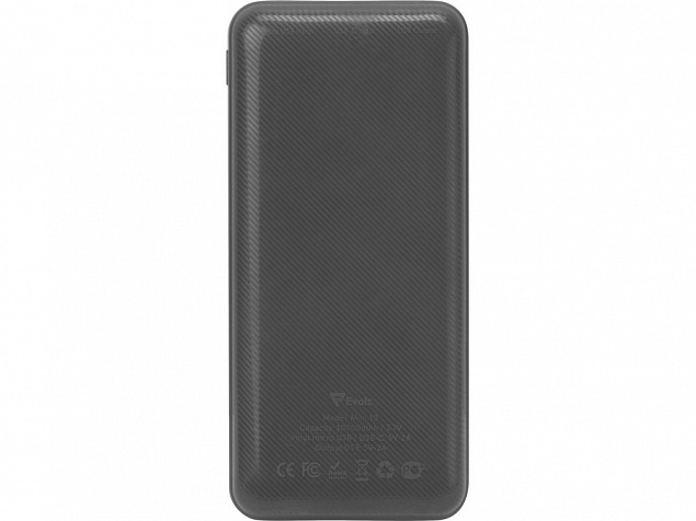Внешний аккумулятор Evolt Mini-10, 10000 mAh, серый с логотипом в Белгороде заказать по выгодной цене в кибермаркете AvroraStore