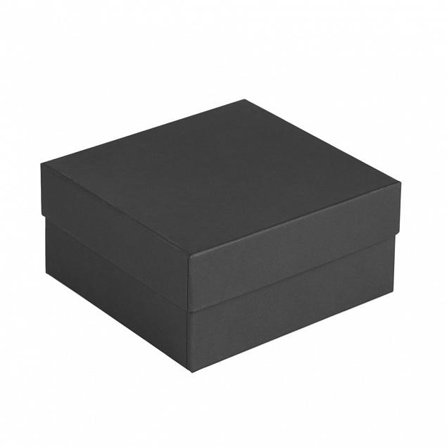 Коробка Satin, малая, черная с логотипом в Белгороде заказать по выгодной цене в кибермаркете AvroraStore