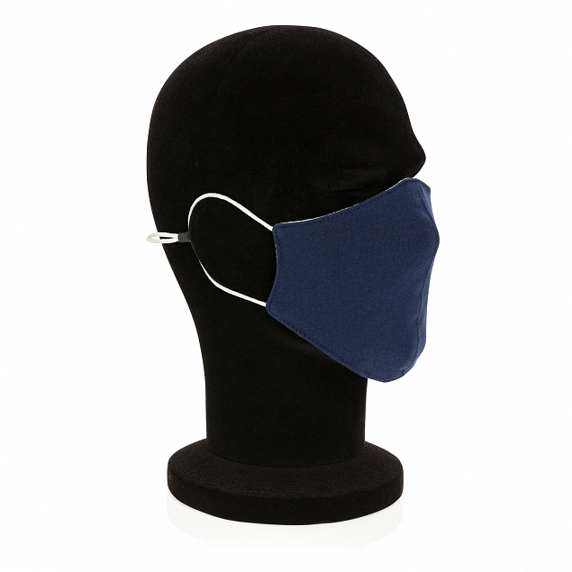 Двухслойная многоразовая маска из хлопка с логотипом в Белгороде заказать по выгодной цене в кибермаркете AvroraStore