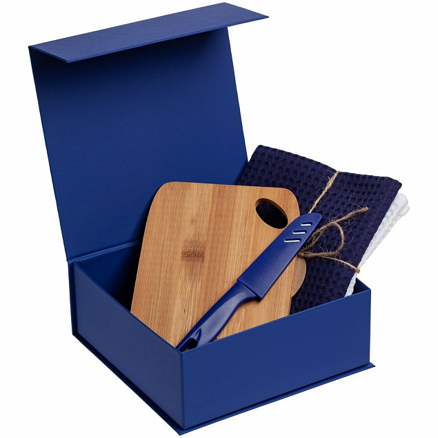 Коробка BrightSide, синяя с логотипом в Белгороде заказать по выгодной цене в кибермаркете AvroraStore