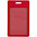Чехол для пропуска Dorset, красный с логотипом в Белгороде заказать по выгодной цене в кибермаркете AvroraStore