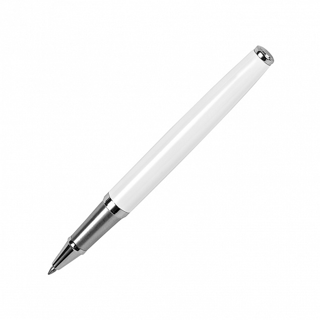 Ручка-роллер Sonata белая с логотипом в Белгороде заказать по выгодной цене в кибермаркете AvroraStore