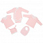 Футболка детская с коротким рукавом Baby Prime, розовая с молочно-белым с логотипом в Белгороде заказать по выгодной цене в кибермаркете AvroraStore