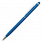 Шариковая ручка Touch Tip, голубая с логотипом в Белгороде заказать по выгодной цене в кибермаркете AvroraStore
