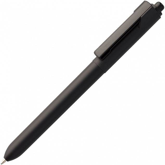 Ручка шариковая Hint, черная с логотипом в Белгороде заказать по выгодной цене в кибермаркете AvroraStore