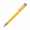 Шариковая ручка Alpha,  желтая с логотипом в Белгороде заказать по выгодной цене в кибермаркете AvroraStore