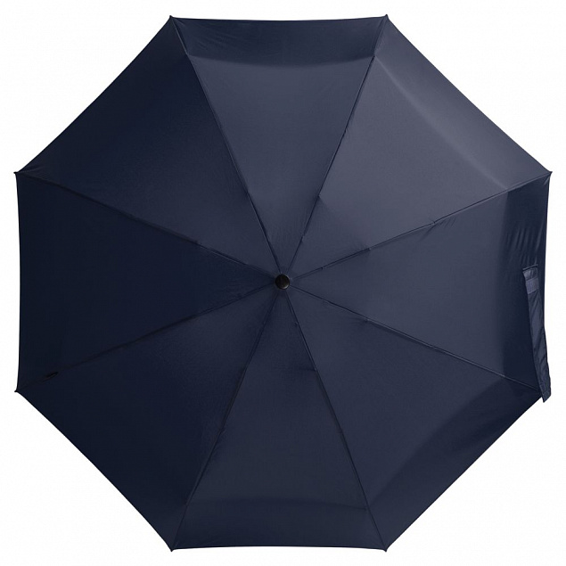 Зонт складной 811 X1 в кейсе, темно-синий с логотипом в Белгороде заказать по выгодной цене в кибермаркете AvroraStore