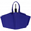 Зонт-сумка складной Stash, синий с логотипом в Белгороде заказать по выгодной цене в кибермаркете AvroraStore