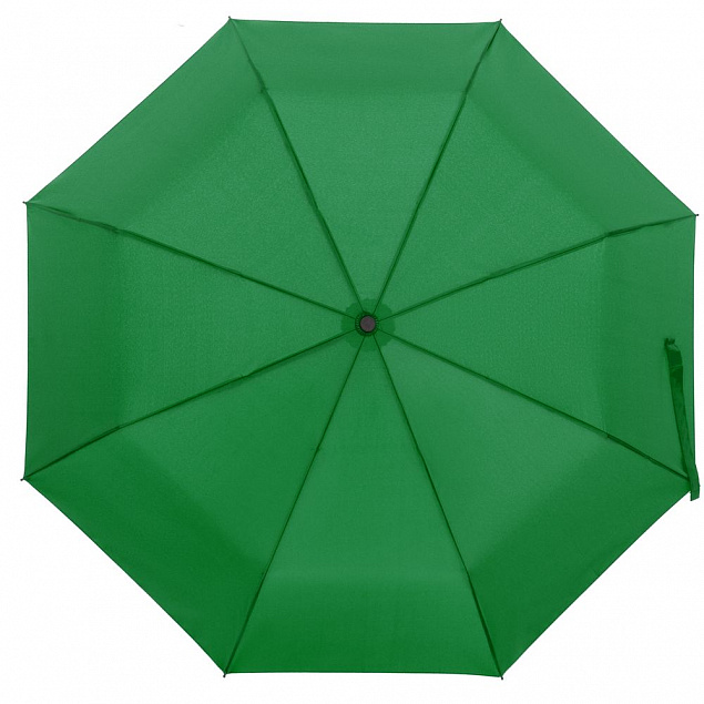 Зонт складной Monsoon, зеленый с логотипом в Белгороде заказать по выгодной цене в кибермаркете AvroraStore