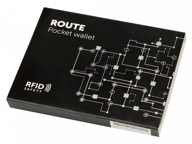 Кошелек «Route» с защитой от RFID считывания с логотипом в Белгороде заказать по выгодной цене в кибермаркете AvroraStore